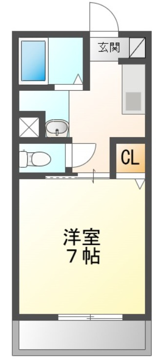 Ｃｒｏｓｓ　Ｒｏａｄ　Ⅱの間取り