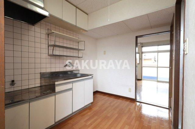 シティクラブ鹿島Bのキッチン|2025年4月撮影。