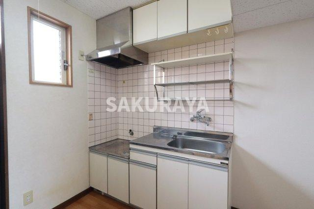 シティクラブ鹿島Bのキッチン|2025年4月撮影。