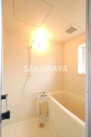 シティクラブ鹿島Bの浴室|2025年4月撮影。