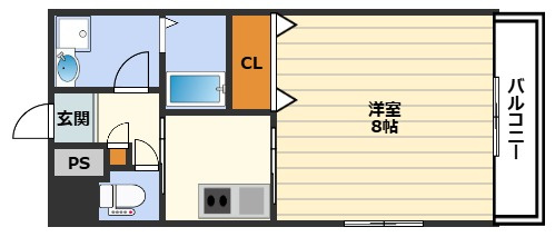 フォーチュン同心の間取り