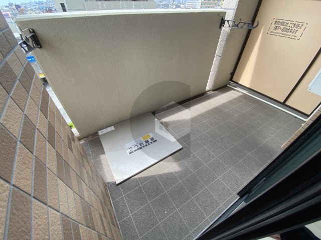 Luxe布施南のバルコニー