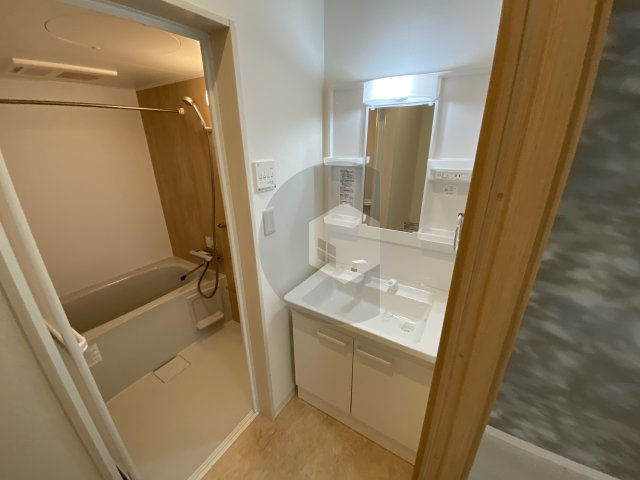 KTIレジデンス河内花園の洗面所