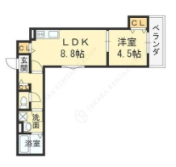 セレニティ若江東町の間取り