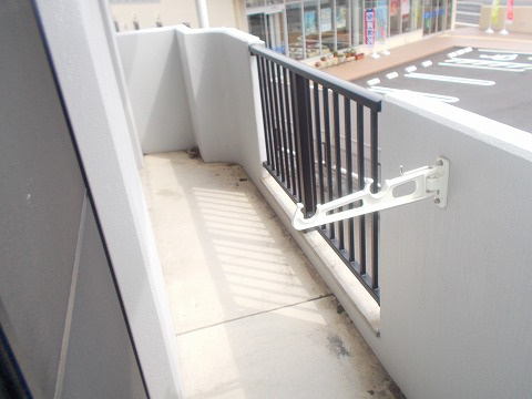 クレールコート Ⅱのバルコニー