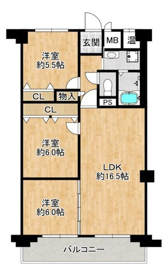 【間取り】 | ネオハイツ垂水