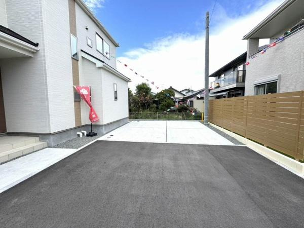 宮崎市太田１期ー２　新築戸建の前面道路含む現地写真|【前面道路】
東側公道7.1ｍ