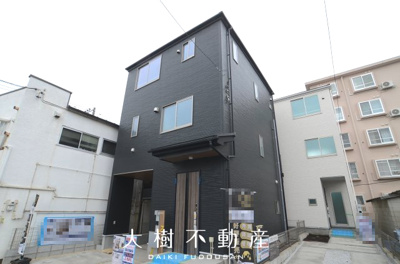 【外観】 | 座間市相模が丘４丁目　新築戸建て　全２棟【仲介手数料無料】 | 建物完成しました！！内見可能です♪