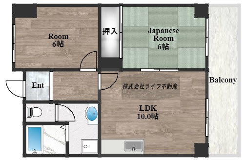 パルコート浅井の間取り