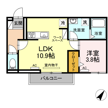 歩夢Ⅲの間取り