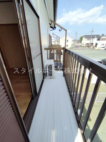 タウンハウス藤沢　Aのバルコニー