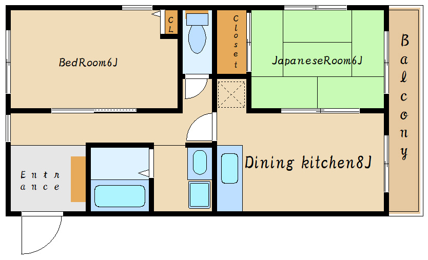 リライズ西明石の間取り