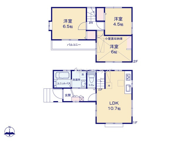 【間取り】 | 東大和市向原2丁目/新築分譲住宅