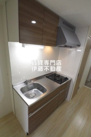 ボーデュキャナル幅下のキッチン