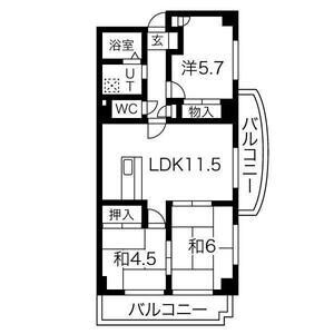 【間取り】 | グリーンローレル立花