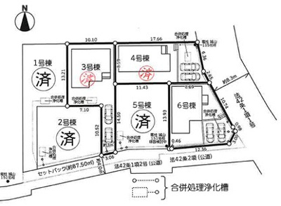 【区画図】 | 大和市上和田11期 新築戸建 全6棟