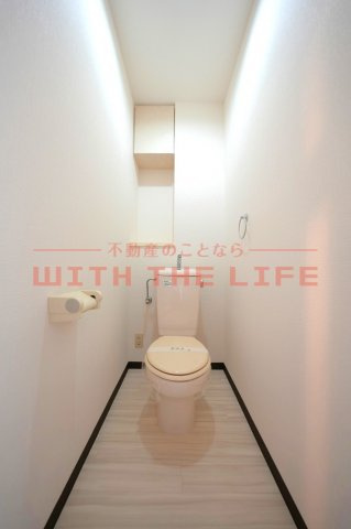 フォブール合川【キャッシュバック対象】のトイレ|ゆったりとした空間のトイレです