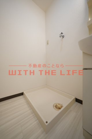 フォブール合川【キャッシュバック対象】の洗面所|広い洗面スペース