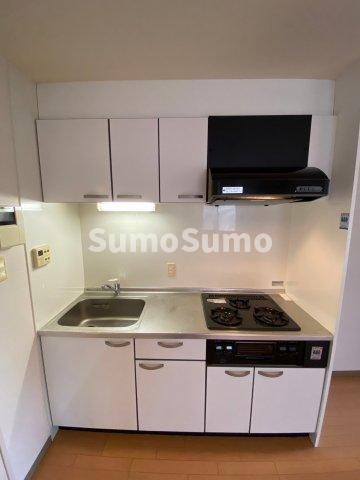 アネシスコート門口のキッチン