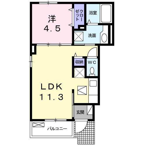 【間取り】 | フェリス大岩
