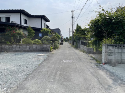 【前面道路含む現地写真】 | 【新築分譲住宅】　東根市神町東　全2棟