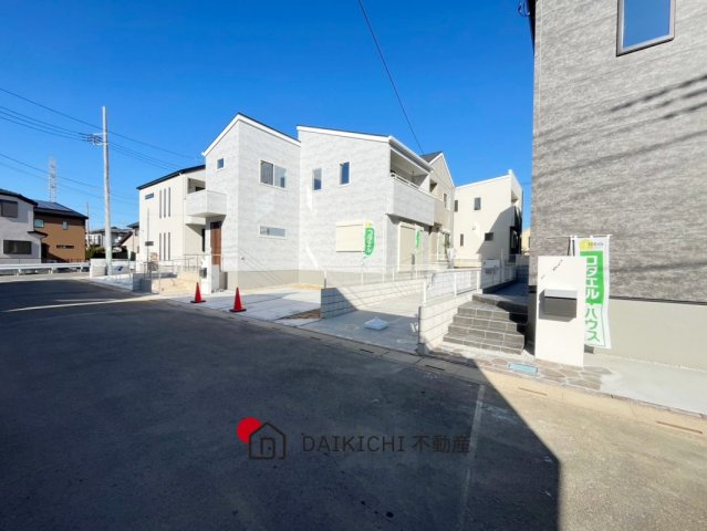 【前面道路含む現地写真】 | 桶川市上日出谷南2期　ピュアガーデン　新築戸建　全16棟　4号棟