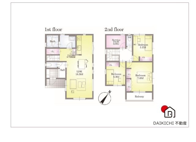【間取り】 | 桶川市上日出谷南2期　ピュアガーデン　新築戸建　全16棟　5号棟