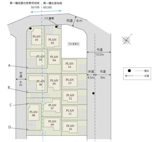 【区画図】 | 桶川市上日出谷南2期　ピュアガーデン　新築戸建　全16棟　5号棟