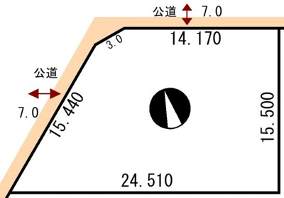 【区画図】 | 武佐1丁目40-400売地