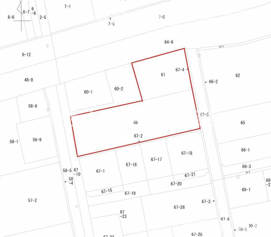 コンフォートヒルズ前橋宮地町１期２号地の土地図