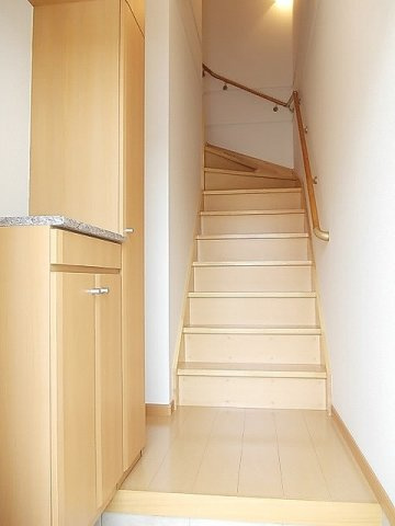 メゾン・ルミエールＥの玄関