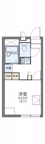 レオパレスプラナトピアの間取り