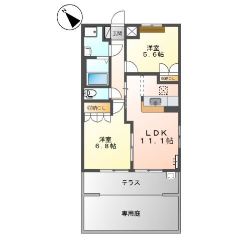 メゾン・エクセルの間取り