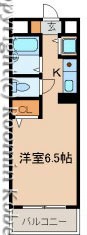 YKハイツ小久保の間取り