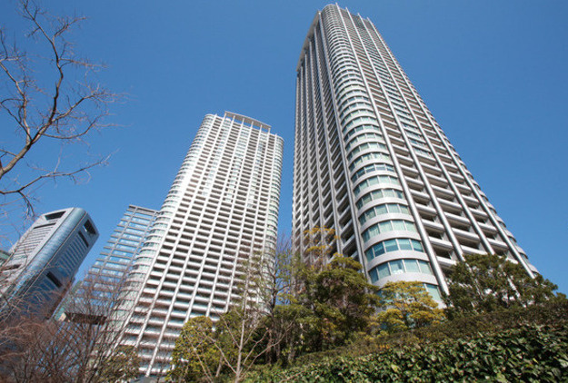 東京ツインパークス ﾚﾌﾄｳｲﾝｸﾞ（42階）の外観|高さ165m、47階建のタワーマンションです。