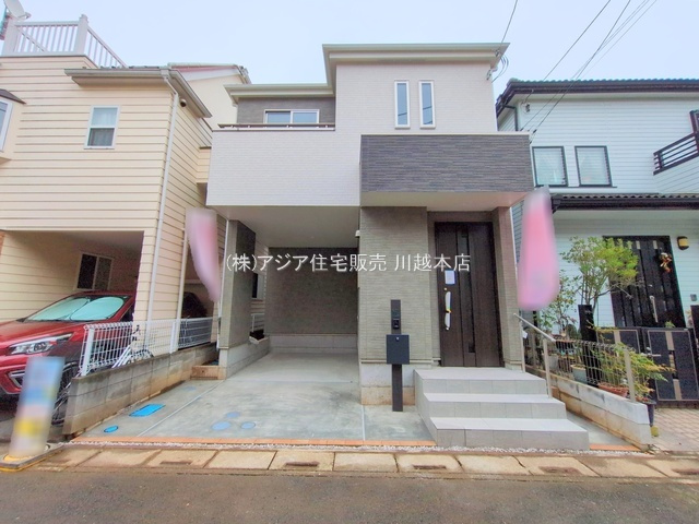 月々8万円台～　新築戸建　富士見市鶴瀬西3丁目Ⅳの外観|外観　完成済