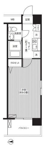ル・ポローニアの間取り