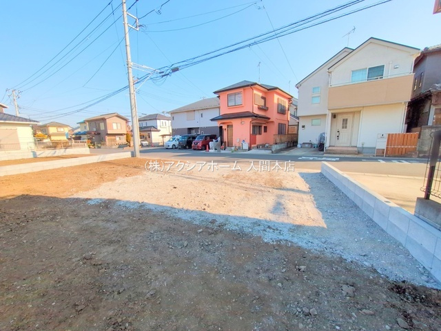 入間市扇台6丁目・全2棟　新築一戸建　1号棟　の外観|建築中写真(2025年1月23日撮影)