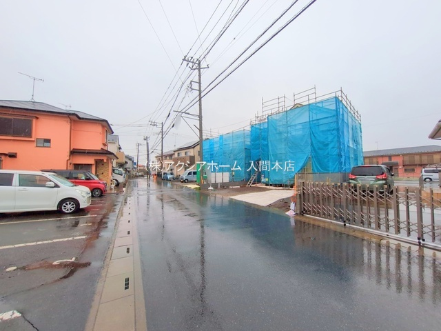 入間市扇台6丁目・全2棟　新築一戸建　1号棟　の前面道路含む現地写真|現地写真(2025年4月1日撮影)