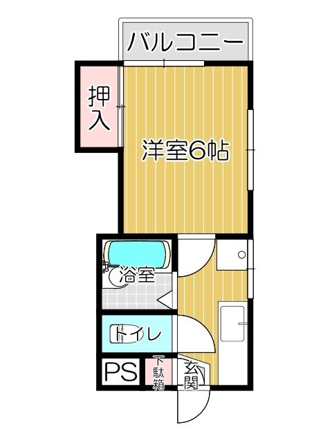 シャトレ永犬丸の間取り