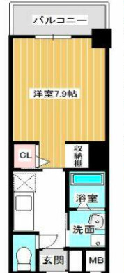 【間取り】 | ジアコスモ神戸三宮