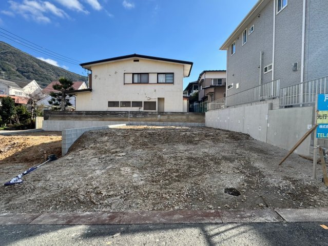 ーAdoble＋アドブルー小倉北区高坊1丁目1期　【小倉北区　新築戸建て】の外観|現地撮影　2025,2,12　ーBloomーブルーム小倉北区高坊1丁目1期　【小倉北区　新築戸建て】