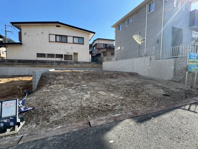 ーAdoble＋アドブルー小倉北区高坊1丁目1期　【小倉北区　新築戸建て】の外観|現地撮影　2025,2,12　ーBloomーブルーム小倉北区高坊1丁目1期　【小倉北区　新築戸建て】