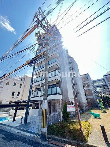 尼崎市南竹谷町１丁目の賃貸マンションの駐車場