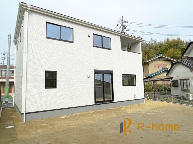 第1石岡市総社　新築戸建て　1号棟の外観|建物完成いたしました！ご予約で『平日』や『夕方』などでもご見学可能です！