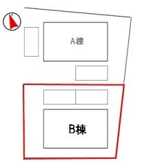 永森町３１３ー２コダテックスⅣＢの区画図