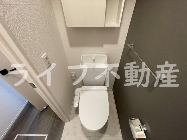 ラフィーネクローバーⅡのトイレ|ゆったりとした空間のトイレです