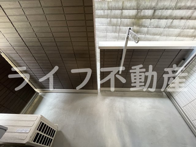 ラフィーネクローバーⅡのバルコニー|落ち着いた時間を過ごせるバルコニーです