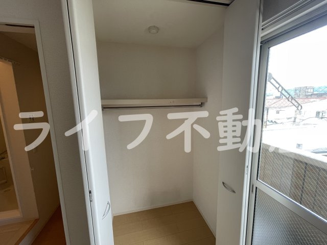 エクレール上小阪の収納|大きなスペースがあり、収納には困りません