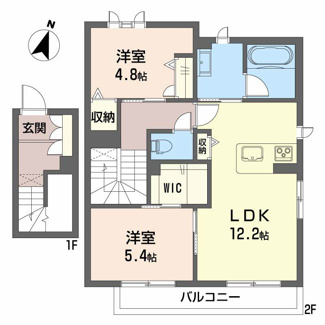 【間取り】 | Rare Maison | 2LDK